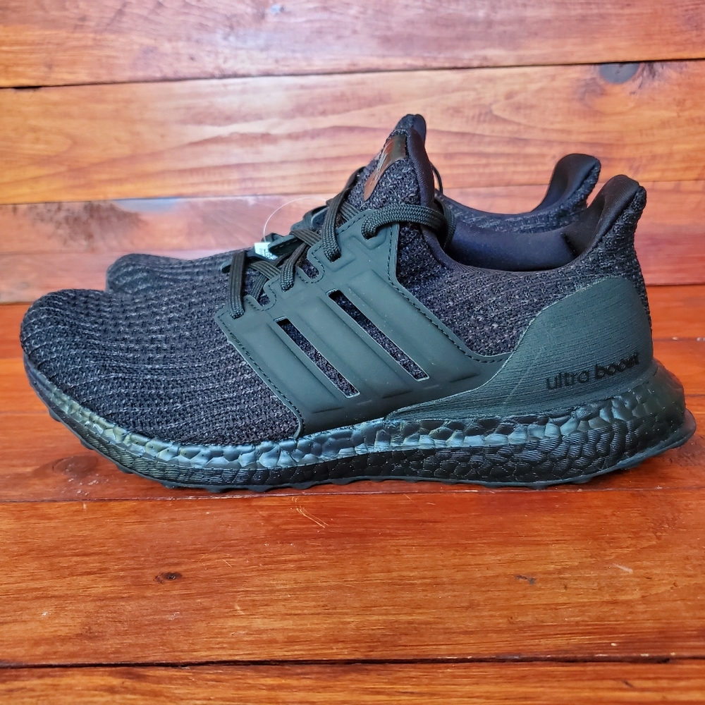 Adidas Black Ultra Boost Primeknit Athletic Shoes